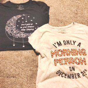 Bundle of two Wound up tee shirts